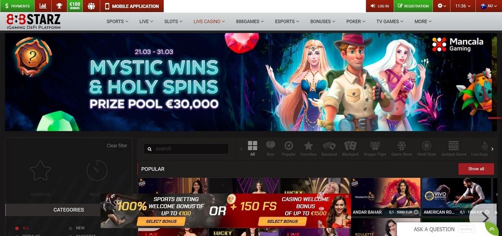 888 Starz Casino Online